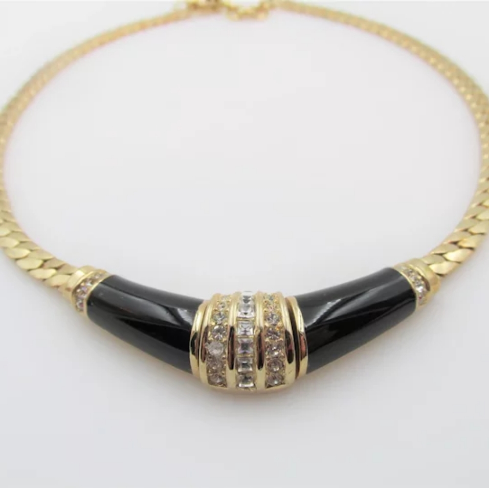 Vintage Christian Dior Necklace and Earrings - Picture 1 of 6